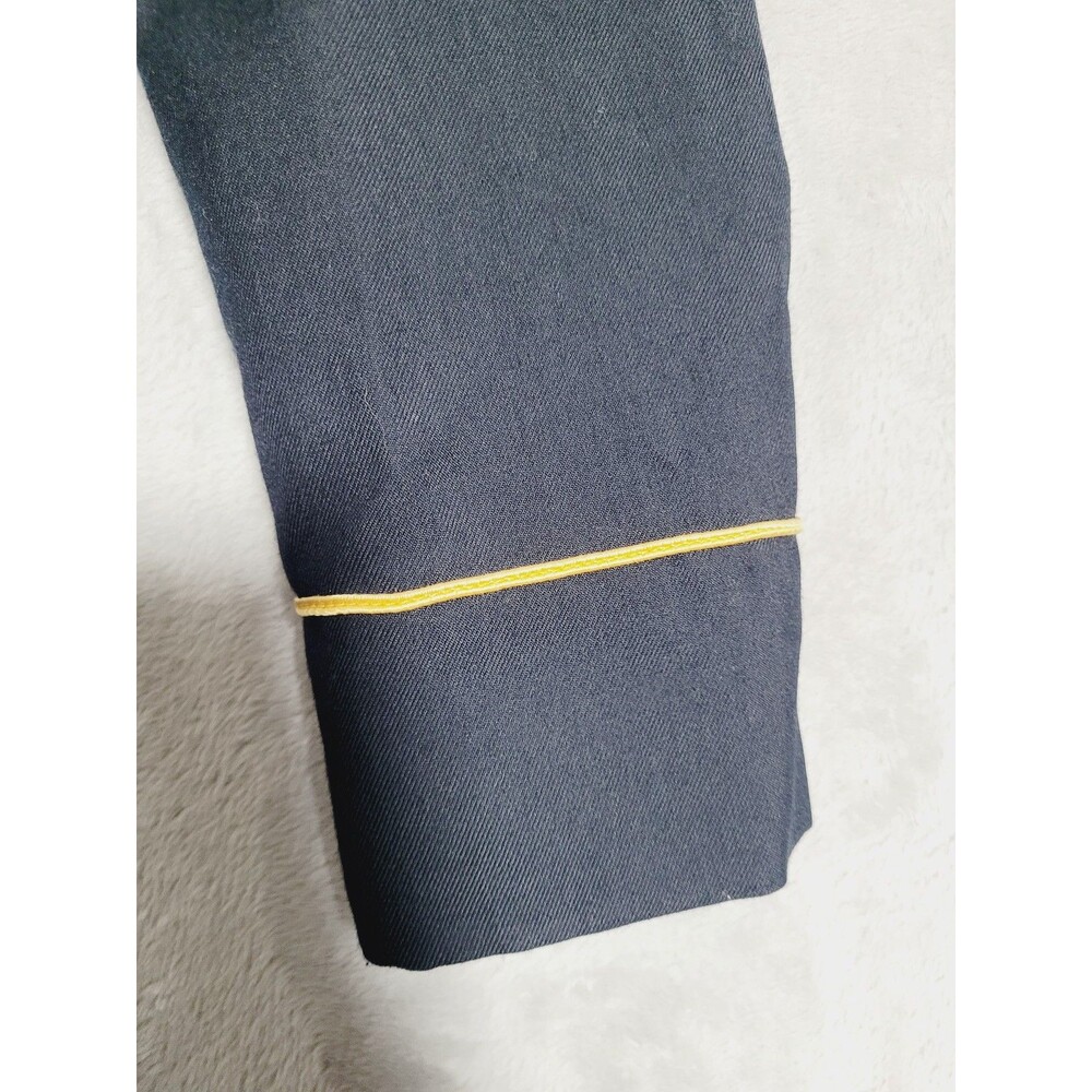Bremen Bowdon Suit Jacket Womens 10 Tall Blue Army Dress Uniform Coat ASU - Picture 4 of 16